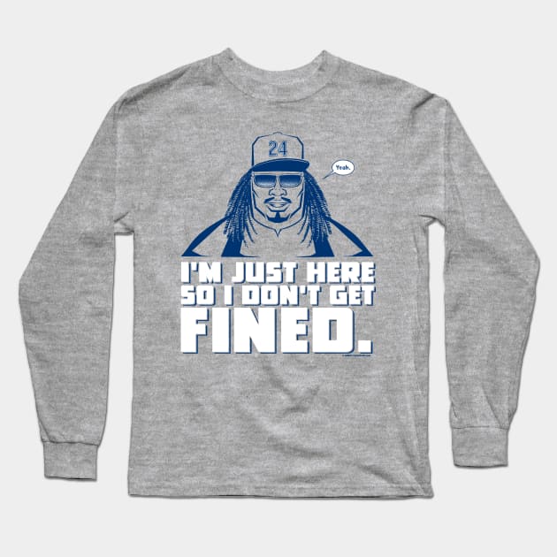 Don't Get Fined Long Sleeve T-Shirt by FWBCreative